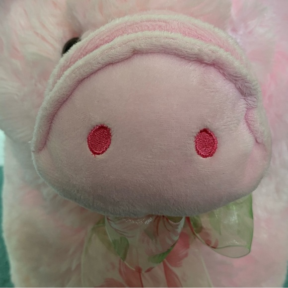 Large Pink Plush Grunting Toy Stuffy Pig NWOT - Picture 9 of 17